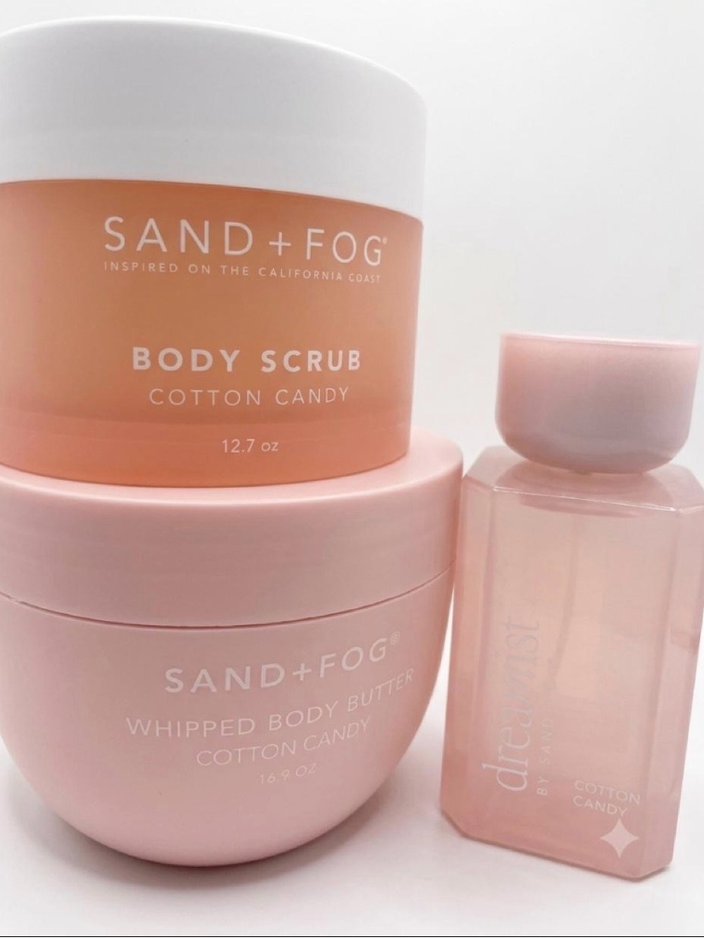 Cotton Candy Body Scrub & Whipped Body Butter - Pink